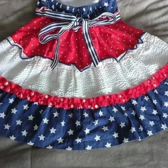 JESSICA Ann toddler stars & dots dress - Picture 4 of 7